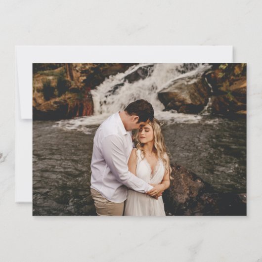 シックモダンVellumエフェクトフォトコラージュ結婚ズ セーブザデート