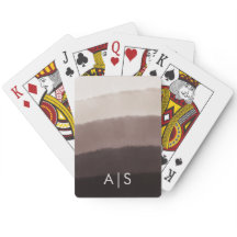 シックモノグラムのウォーターカラーダヴィグレープグラデーションレーイン