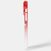 シックモノグラムコーラルグラデーショングリッター名 Case-Mate iPhoneケース (裏面 / 左)