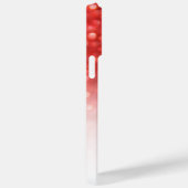 シックモノグラムコーラルグラデーショングリッター名 Case-Mate iPhoneケース (裏面 / 右)