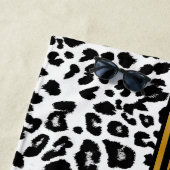 シックモノグラムフェイク金ゴールドオンアニマルプリント ビーチタオル (インサイチュ)