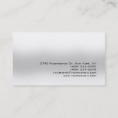 シックユニークグレートレンディーパーソナル 名刺 (裏面)