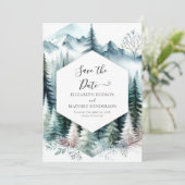 シックユニークマウン結婚テン セーブザデート (スタンド正面)