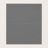 シックユニークミニマルモダンリストプレイングレーオレンジ 名刺 (内部フラット)