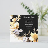 シックユニークモダン結婚ス セーブザデート (スタンド正面)