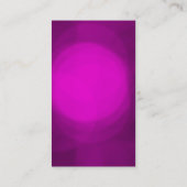 シックユニークモノグラムピンクパープルビジネスカード 名刺 (裏面)