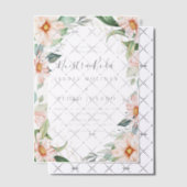 シックユーカリプトゥスピーチバラヌエストラボダ結婚ズ ベラム紙招待状 (オフセット (招待状))