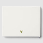 シックヨセミテ国立公園CAウォーターカラー結婚ズ ゲストブック (裏面)