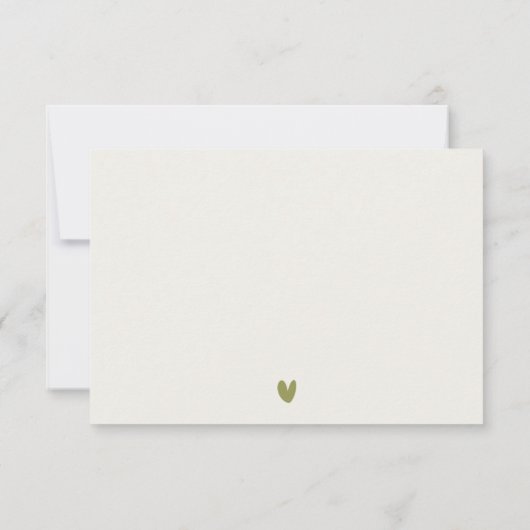 シックヨセミテ国立公園CAウォーターカラー結婚ズ 出欠カード (裏面)