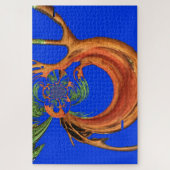 シックラウンドハクナマタタネイビーブルーコレクション ジグソーパズル (縦)