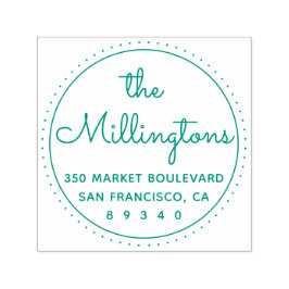 シックラウンド差出人住所 セルフインキングスタンプ