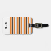 シックラゲッジタモダング_白黒ストライプラッグ_DIY ラゲッジタグ (正面横)