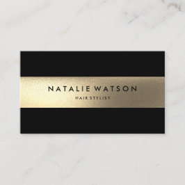 シックラフフェイク金ゴールドストライプブラッモダンク 名刺