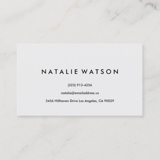 シックラフフェイク金ゴールドモダン2 名刺 (裏面)