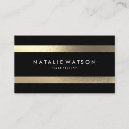 シックラフフェイク金ゴールドモダン2 名刺