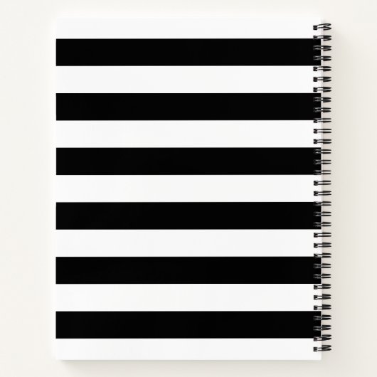 シックラモダンックスレッドローゼスブライダルシャワーレシピ ノートブック (裏面)