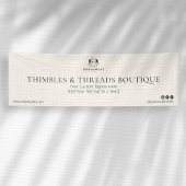 シックリネンエレガントビジネスロゴイベントマーケティング 横断幕