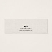 シックリネンビジネスロゴブティックプライスつるラベル (裏面)