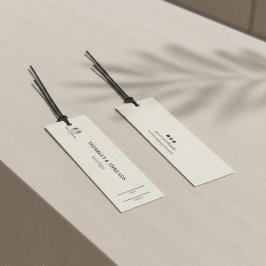 シックリネンビジネスロゴブティックプライスつるラベル