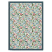 シックリファインロココフローラソフトパステルエレガント テーブルクロス (正面)