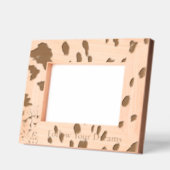 シックレオパードアニマルプリント レーザー彫刻フレーム (左)