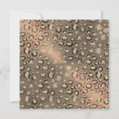 シックレオパードバラ素敵な40th誕生日 カード (裏面)