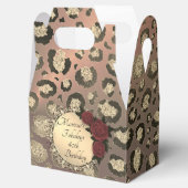 シックレオパードバラ素敵な40th誕生日 フェイバーボックス (オープン)