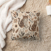 シックレオパードフローラデザインフォートレンディーホーム クッション (ブランケット)