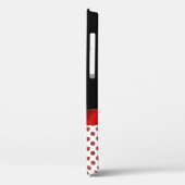 シックレッドグリッタースティレット Case-Mate iPhoneケース (裏面 / 左)