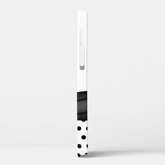 シックレッドゲルベラデイジー水玉模様 Case-Mate iPhoneケース (裏面 / 左)