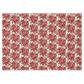 シックレッドローゼズテーブルクロス テーブルクロス (正面(横))