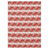 シックレッドローゼズテーブルクロス テーブルクロス (正面)