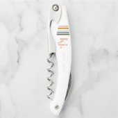 シックレトロストライプズモノグラム ソムリエナイフ (正面)