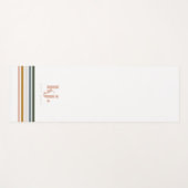 シックレトロストライプズモノグラム ヨガマット (正面(横))