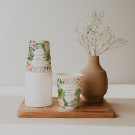 シックレトロパーム春 | 赤ちゃんシャワー 紙コップ