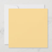 シックレトロヒッパイオレンジピーチフローラ60th誕生日 招待状 (裏面)