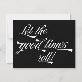 シックレトロヴィンテージタイポグラフィベマイグロムスマン 招待状