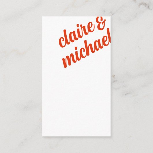 シックレトロ結婚の詳細エンクロージャカード エンクロージャーカード (裏面)