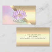 シックロータスフラワーヨガインストラクター 名刺 (正面/裏面)