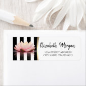 シックロータスブラックストライプ住所 シール (インサイチュ)