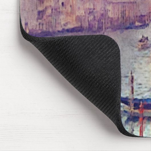 シックヴィンテージイタリアヴェネツィアカナルパステルウォーターカラー マウスパッド (コーナー)