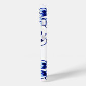 シックヴィンテージオランダデルフトブルーフローラルパターン Case-Mate iPhoneケース (裏面 / 左)