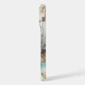 シックヴィンテージバラ iPhoneケース (左側面)