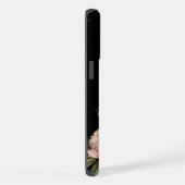 シックヴィンテージパーソナライズされたバラ&アイリス iPhoneケース (右側面)