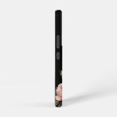 シックヴィンテージパーソナライズされたバラ&アイリス SAMSUNG GALAXYケース (右側面)