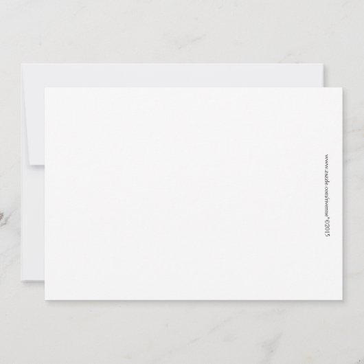 シックヴィンテージピンクアジサイ結婚ズブライダルシャワー 招待状 (裏面)