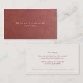 シックヴィンテージファッションブティック 名刺 (正面/裏面)