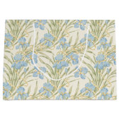 シックヴィンテージブルーアイリス ラージペーパーバッグ (正面)