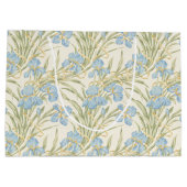 シックヴィンテージブルーアイリス ラージペーパーバッグ (裏面)