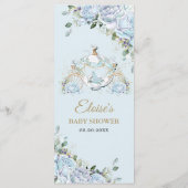 シックヴィンテージブルーバラプリンセスキャリッジメニュー プログラム (裏面)